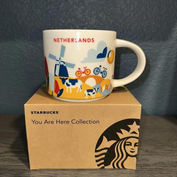 Starbucks Netherlands You Are Here Collectors Coffee Cup Mug 14 oz. New With Box - Picture 1 of 5